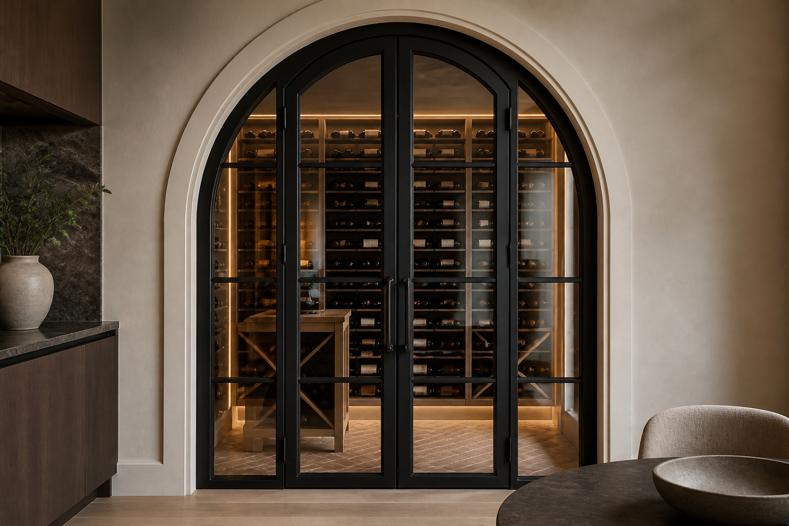VLX 100 Arched / Custom Door in West Covina, CA | Juniper Windows West Covina - detail 3