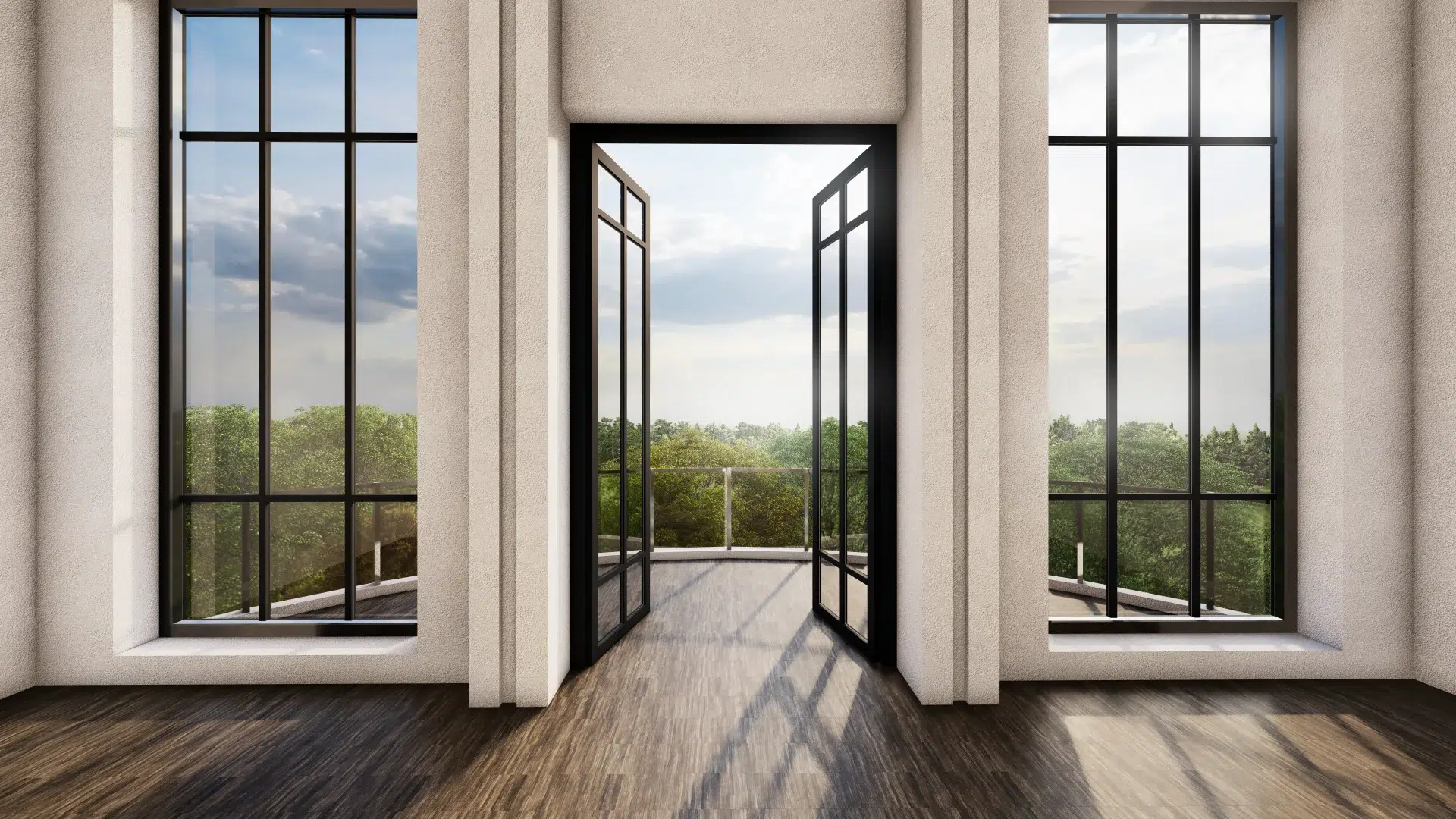 VLX 100 Double Swing / French Door in West Covina, CA | Juniper Windows West Covina - detail 1