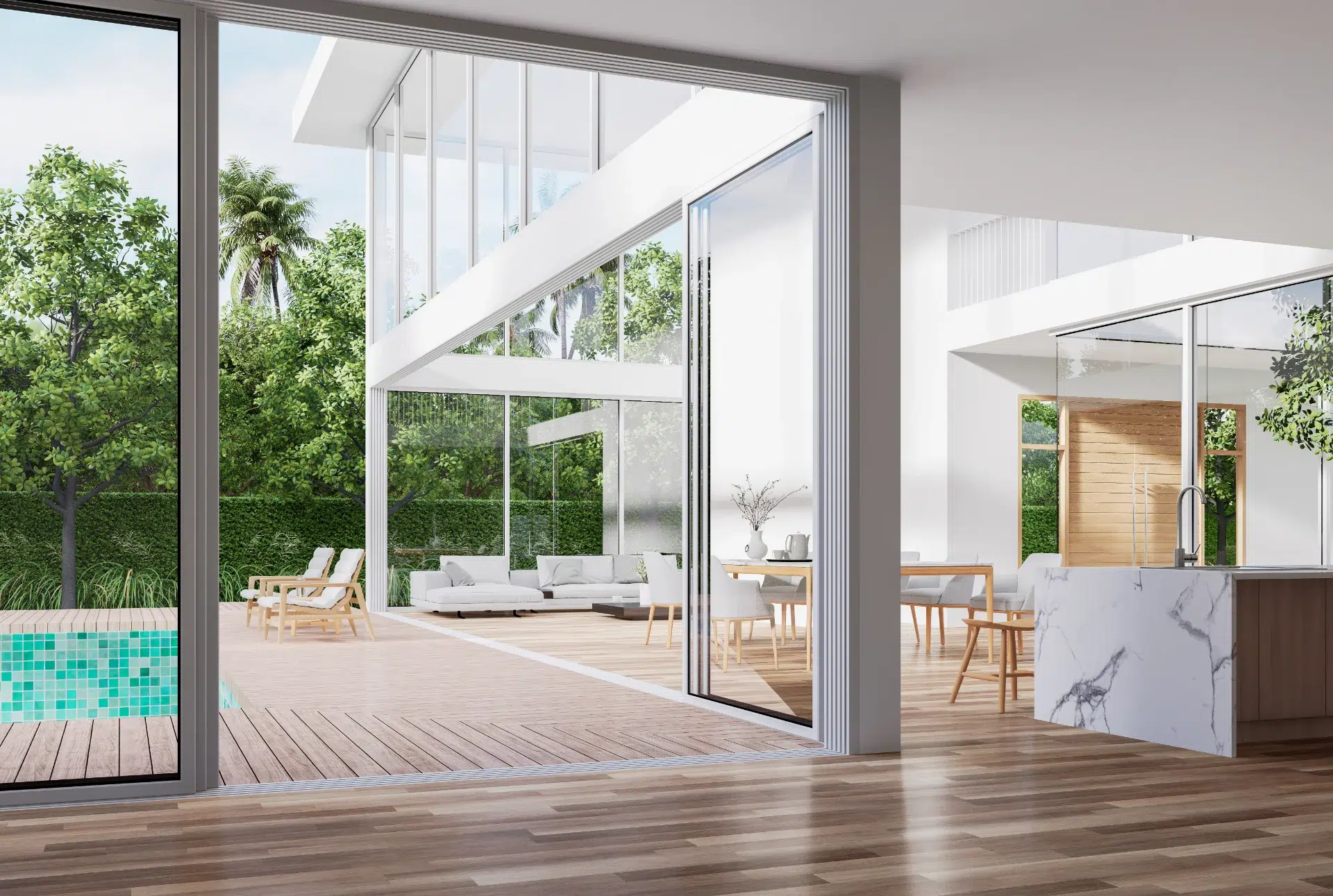 VLX 138 Panoramic Sliding Door in West Covina, CA | Juniper Windows West Covina - detail 1